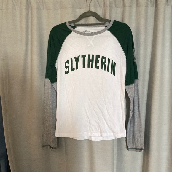 Harry Potter Slytherin Ladies Raglan Tee, Size S - Picture 2 of 5